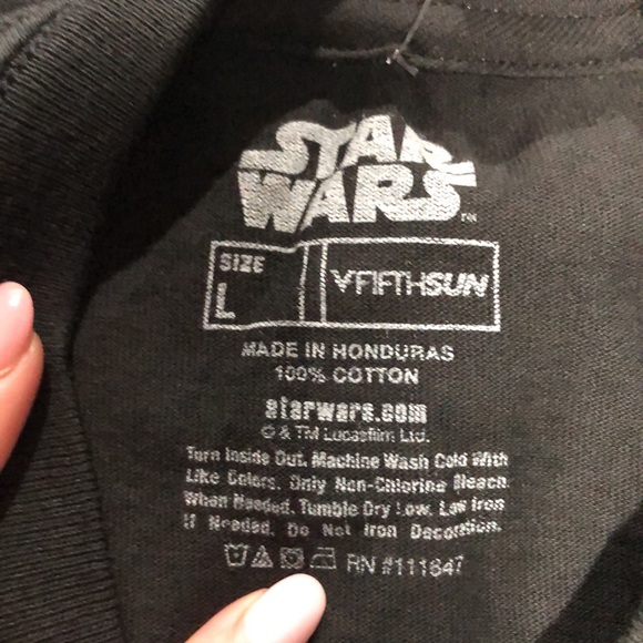 NWT Stars Wars black Darth Vader tee size large - Picture 7 of 7